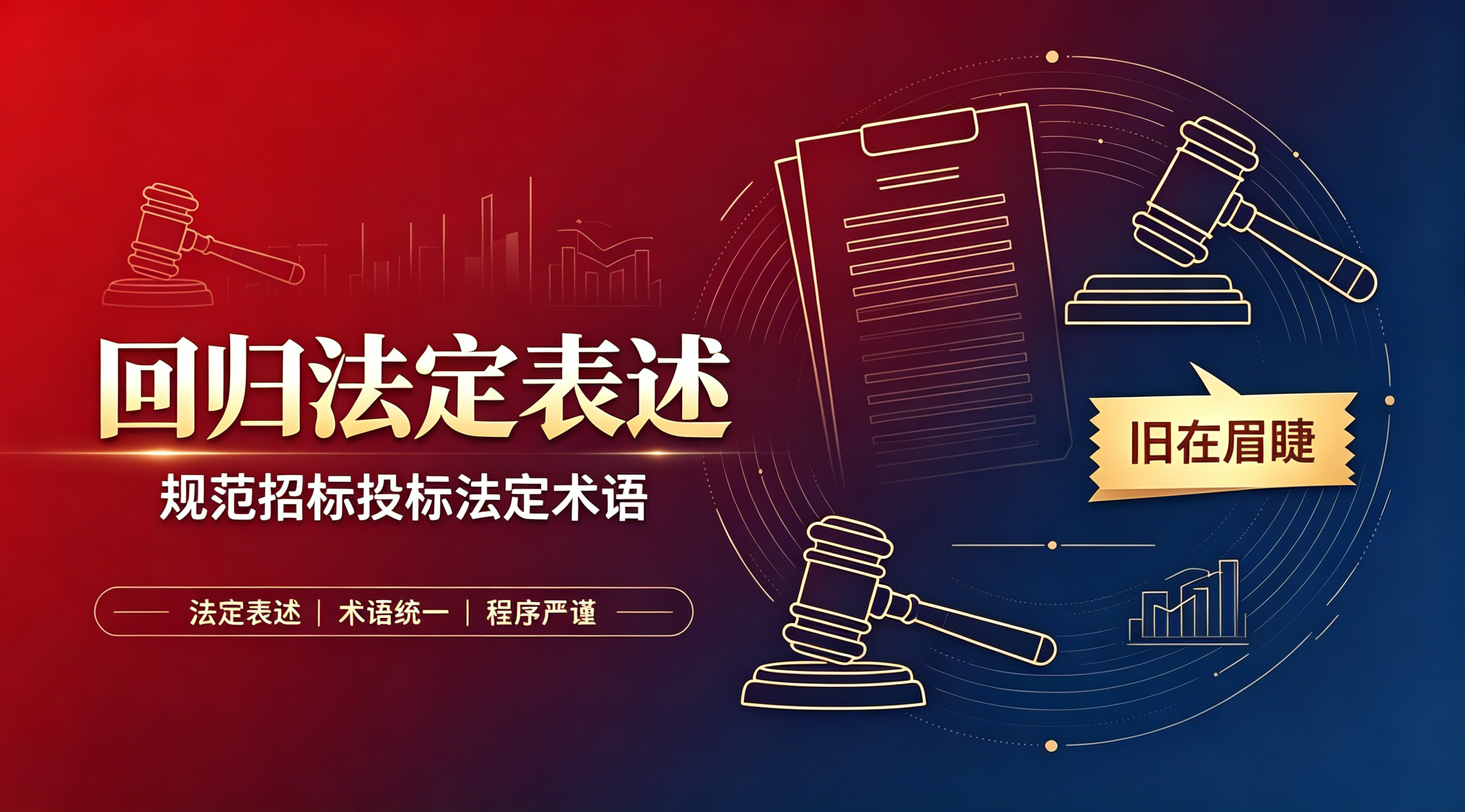 回归法定表述，规范招标投标法定术语