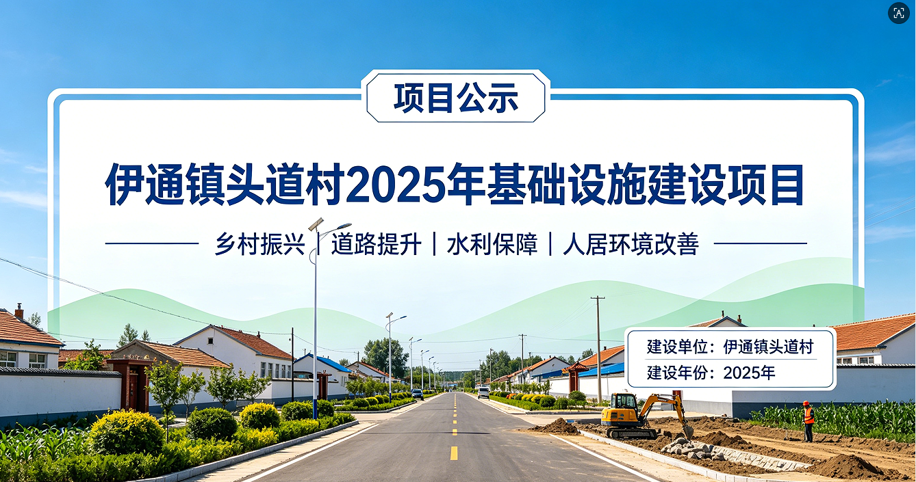 伊通镇头道村2025年基础设施建设项目