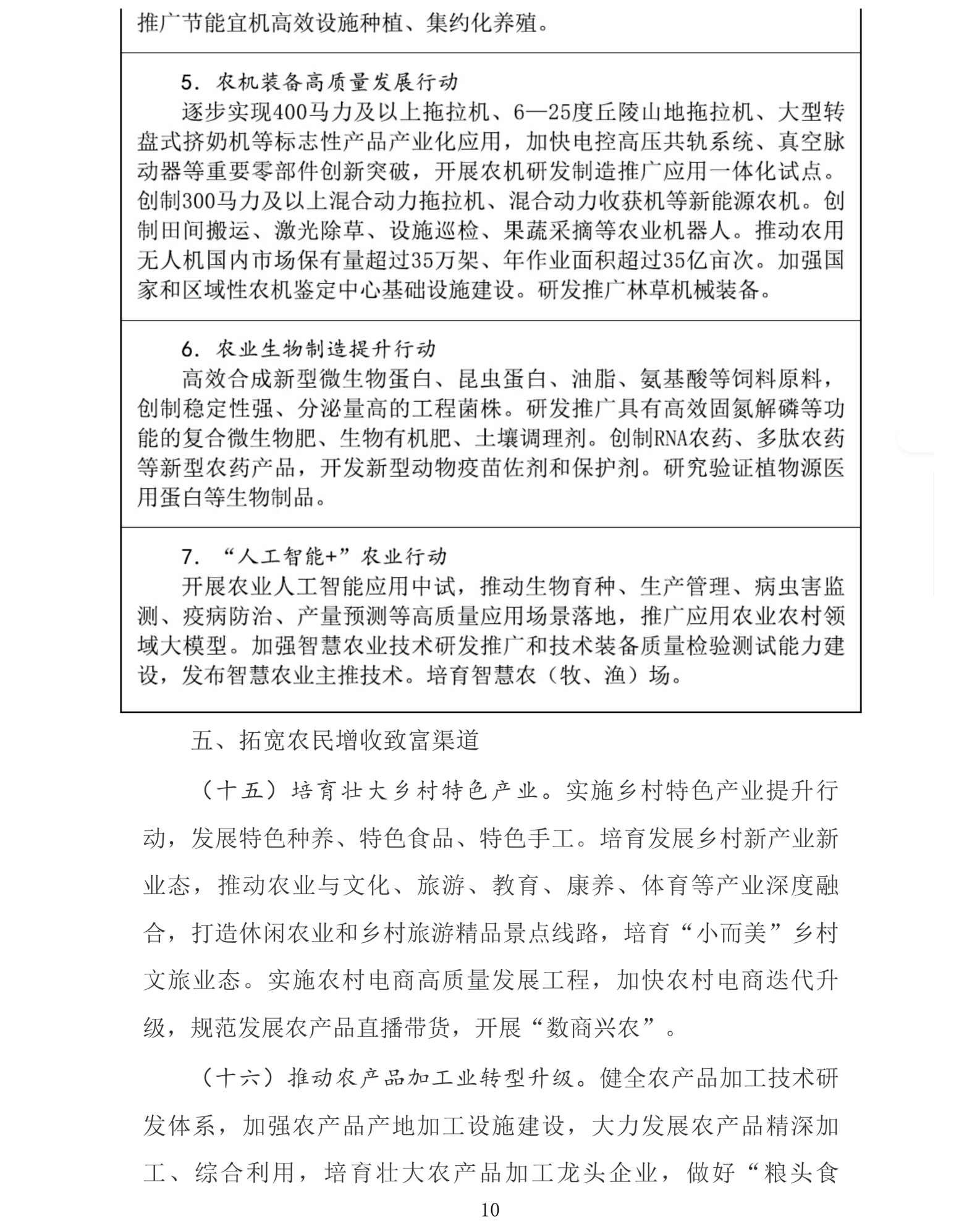 国务院关于印发《加快农业农村现代化“十五五”规划》的通知_农业、畜牧业、渔业_中